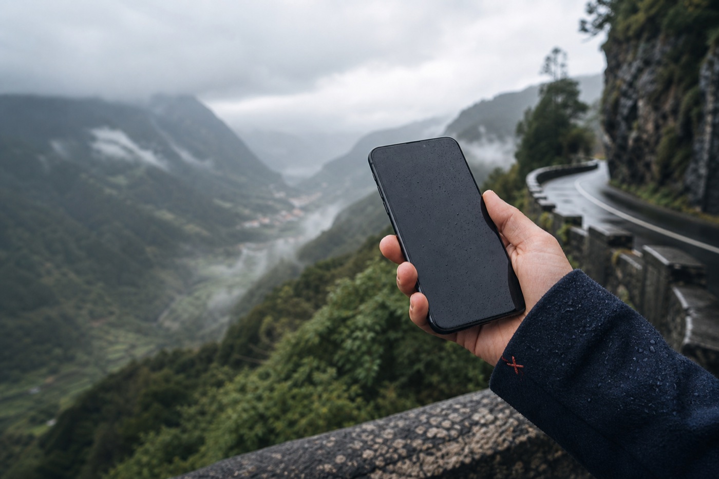 A community member preparing a submission in Madeira